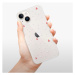 Odolné silikónové puzdro iSaprio - Abstract Triangles 02 - white - iPhone 15