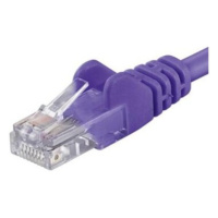 PremiumCord Patch kábel UTP RJ45-RJ45 CAT6 10m fialový