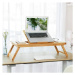 Bambusový stolík na laptop SONGMICS LLD004