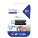 VERBATIM Flash Disk 64GB PinStripe USB 3.0, čierny