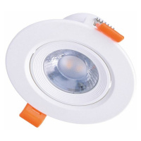 Solight LED podhľadové svietidlo bodové, 9W, 720lm, 4000K, okrúhle, biele