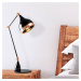 Yildo 7015 stolová lampa, čierna/medená, kov, výška 50 cm