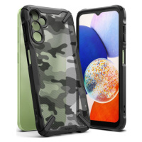 Odolné puzdro na Samsung Galaxy A14 5G A146 Ringke Fusion-X camo čierne