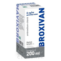 BROXIVAN 6 mg/ml perorálny roztok