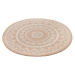Kusový koberec Celebration 105505 Valencia Ivory kruh - 140x140 (průměr) kruh cm Hanse Home Coll