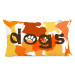 Obojstranná bavlnená obliečka na vankúš Mr. Fox Dogs 50 × 30 cm