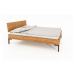 Dvojlôžková posteľ z dubového dreva 140x200 cm Abies 2 - The Beds