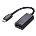 Adaptér C-TECH Type-C na Displayport, M/F, 15cm