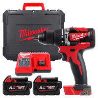 MILWAUKEE M18CBLPD-502C M18 Aku vŕtačka s príklepom - kompaktná 4933464558