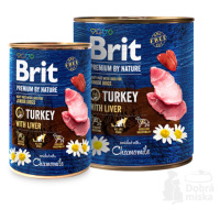 Brit Premium Dog by Nature  konz Turkey & Liver 800g + Množstevná zľava zľava 15%