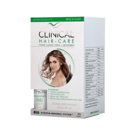 CLINICAL Hair-care 90 kapsúl + darček argánový olej 20 ml