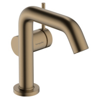 Umývadlová batéria Hansgrohe Tecturis S bez výpuste kartáčovaný bronz 73321140