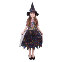 Detský kostým čarodejnica farebná (M)