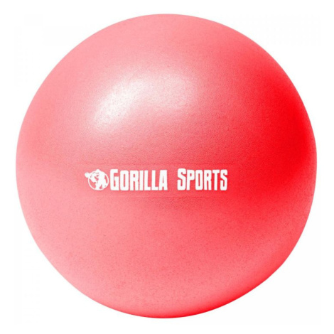 Gorilla Sports Mini lopta na pilates, 28 cm, červená