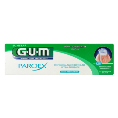 G.U.M PAROEX Gélová zubná pasta 0,06% CHX 75 ml