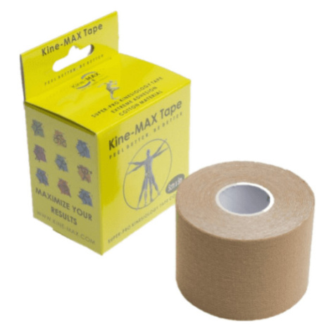 KINE-MAX Super-Pro cotton kinesiology tape bežová 5 cm x 5 m 1 kus