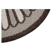 Protiskluzová rohožka Weave 105252 Taupe Brown Cream - 50x80 cm Hanse Home Collection koberce