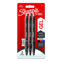 Sharpie 2136596, gélové pero S-Gel, mix farieb, 3ks, 0.7mm