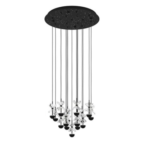 LED závesné osvetlenie Eglo PIANOPOLI 2 čierna 390277
