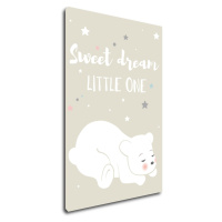 Impresi Obraz Sweet dream light green - 40 x 60 cm