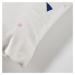 Biela obliečka na vankúš z organickej bavlny Kave Home Miris, 45 x 45 cm