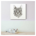 3D drevený gravírovaný obraz na stenu - Mačka