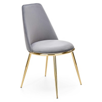 HALMAR K460 jedálenská stolička sivá / zlatá