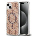 Kryt Guess GUHMP15SHGCUSTGW iPhone 15 6.1" brown hardcase IML GCube MagSafe (GUHMP15SHGCUSTGW)