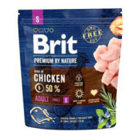 Brit Premium Dog by Nature Adult S 1kg zľava
