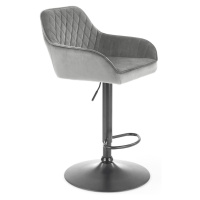HALMAR H-103 barová stolička sivá / čierna