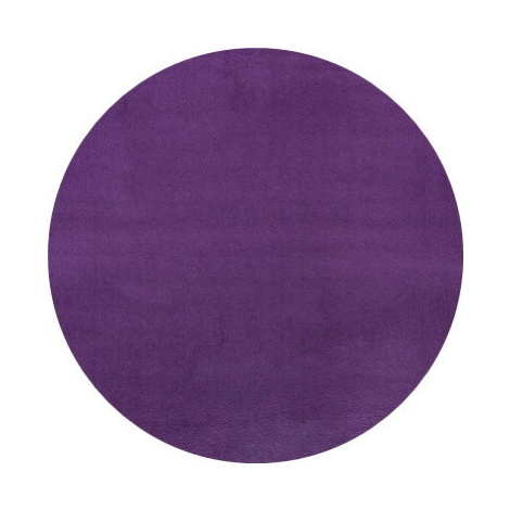Kusový koberec Fancy 103005 Lila - fialový kruh - 133x133 (průměr) kruh cm Hanse Home Collection