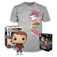 Funko POP! & Tee: Späť na Future - Marty w/Hoverboard M