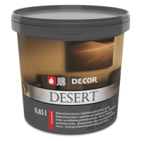 DECOR DESERT - Dekoratívna farba s efektom púštneho piesku (zákazkové miešanie) black 0,65 L
