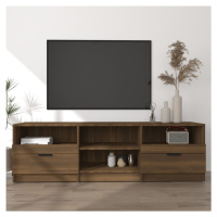 vidaXL TV skrinka hnedý dub 150x33,5x45 cm spracované drevo