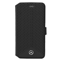 Púzdro Mercedes - Sony Xperia Z5 Booklet Case Pure Line Leather- Black (MEFLBKSZ5PEBK)