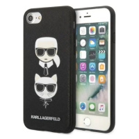 Kryt Karl Lagerfeld iPhone 7 / 8 / SE 2020 / SE 2022 black hardcase Saffiano Ikonik Karl&Choupet
