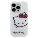 Plastové puzdro Hello Kitty na Apple iPhone 15 Pro Max HKHCP15XHCKHST IML Head Logo biele