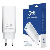 3mk sieťová nabíjačka - Hyper Charger 65W, biela