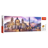 Trefl Panoramatické puzzle 500 - Piazza Navona, Rím