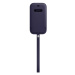 Púzdro iPhone 12 mini Leather Sleeve wth MagSafe D.Violet (MK093ZM/A)