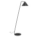 Čierna stojacia lampa s kovovým tienidlom (výška 165 cm) Latisha – Bloomingville