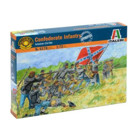 Model Kit figurky 6178 - CONFEDERATE INFANTRY (AMERICAN CIVIL WAR) (1:72)