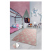 Ružový detský protišmykový koberec Chilam Stars, 140 x 190 cm