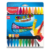 Olejové pastely Maped Color’Peps  - 24 farieb