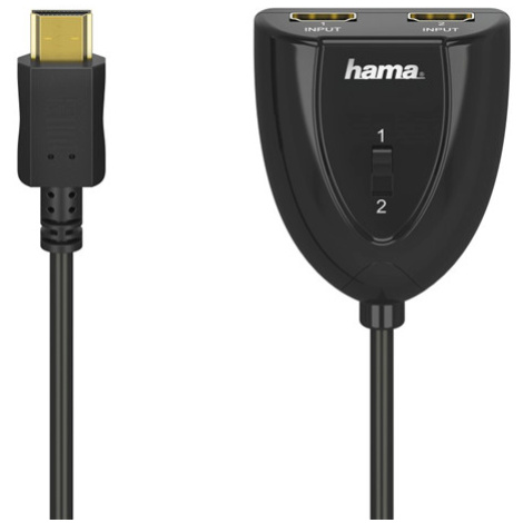 HAMA 205161 HDMI PREPINAC 2X1, MECHANICKY