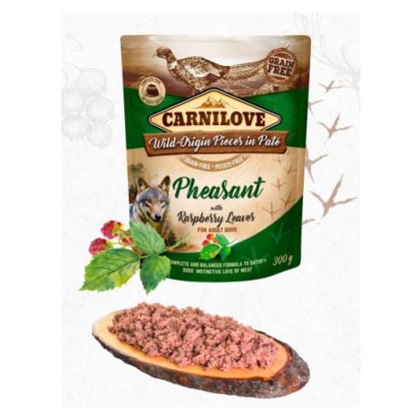 Carnilove Dog Paté 300g - Pheasant / Raspberry Leaves