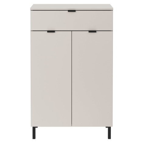 Krémová vysoká kúpeľňová skrinka 60x97 cm Arcena – Germania