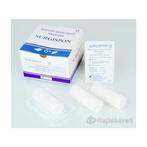 SURGISPON Tampon 80x30mm (priemer), 6ks