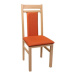 Jedálenská stolička Michaela, dub/oranžová%