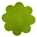 Kusový koberec Eton zelený květina - 120x120 kytka cm Vopi koberce